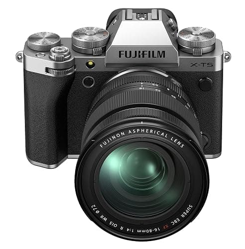 FUJIFILM X-T5 Mirrorless Digital Camera XF16-80mm Lens Kit - Silver - Image 1