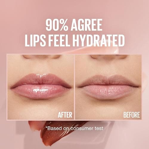 Maybelline New York Lifter Gloss, Hydrating Lip Gloss, High Shine for Fuller Looking Lips, Moon, Nude Pink, 5.4 ml thumbnail 4