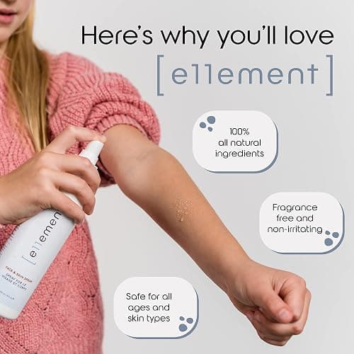 Hypochlorous Acid Spray – Acne Prone Skin – Dry Face – Eczema Prone Skin - Tattoo Aftercare – Piercing Aftercare – Saline Toner – Facial Cleanser – Eye Lash Cleanser - All Natural Face and Skin Spray – Safe for All Skin Types – Hypoallergenic – Cruelty Free - e11ement (Large 8oz)) thumbnail 9