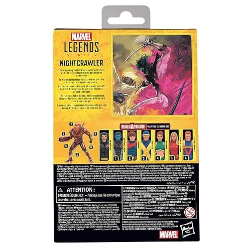 Marvel Legends Series Nightcrawler, X-Men Comics Collectible 6-Inch Scale Action Figure thumbnail 11