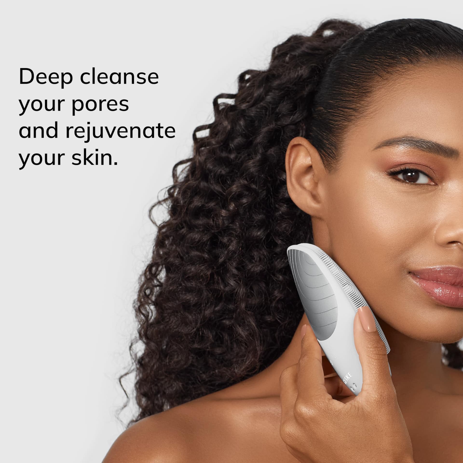 GESKE | Cepillo facial térmico sónico SmartAppGuided™ | 6 en 1 | Limpieza de la piel | Cepillo de limpieza con función de calor | Masajeador Facial | Cepillo facial eléctrico | Limpieza facial thumbnail 3
