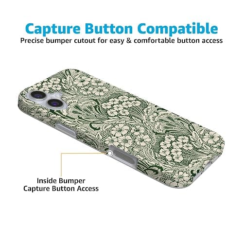 Casely iPhone 16 Case | Mystic Meadow | Green Gardens | Compatible with MagSafe | Classic Ultra Slim Design thumbnail 7