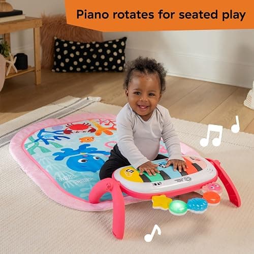 Baby Einstein Ocean Explorers 4-in-1 Kickin Tunes Jellyfish Jamboree Music & Language Discovery Gym, Pink, Ages 0 Months and Up thumbnail 9