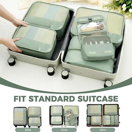 9 Set Packing Cubes Organizers  thumbnail 7