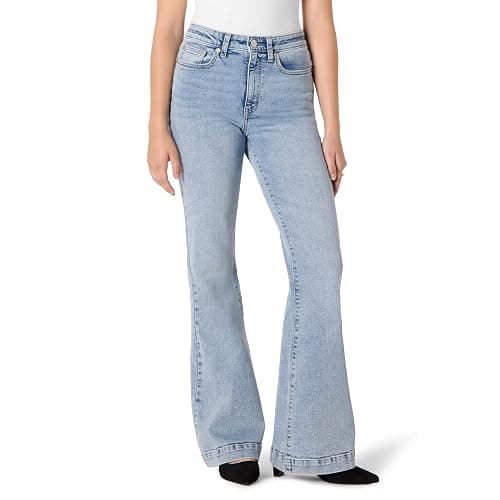 Amazon Essentials Women's High Stretch Flattering High-Rise Flare Jeans thumbnail 2
