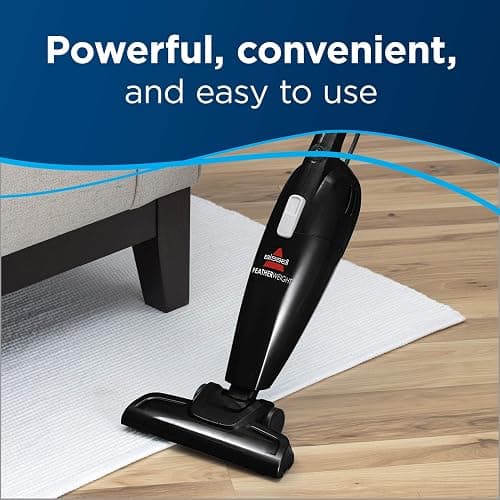 Bissell Featherweight Stick Lightweight Bagless Vacuum with Crevice Tool, 2033M, Black thumbnail 3