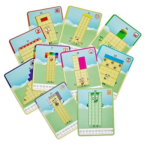 hand2mind Numberblocks 31-40 MathLink Cubes Activity Set, 10 Activities | Preschool and Kindergarten Learning Activities, Educational Toys for Kids, Counting Math Manipulatives, Numberblocks Set thumbnail 3