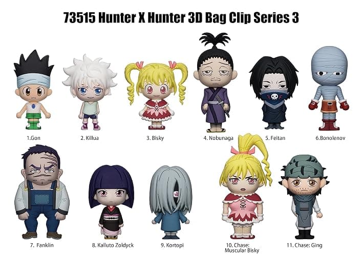 Hunter X Hunter 3D Foam Bag Clip Series 3 thumbnail 2