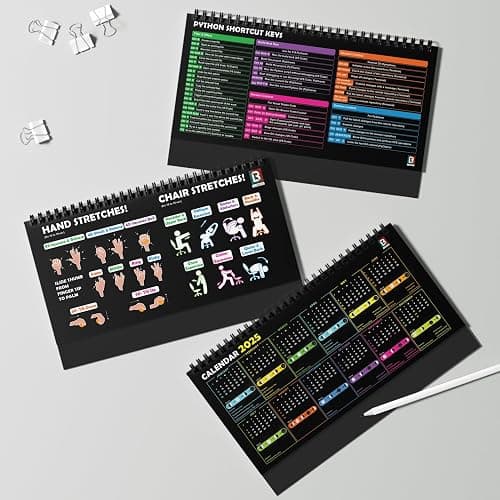 Excel Cheat Sheet Desk Pad 10x5 | Google Sheets Cheat Sheet & Python Cheat Sheet | Desk Calendar with Excel & Gmail Shortcuts | Photoshop & Windows Shortcut Keys - 12 Pages thumbnail 7