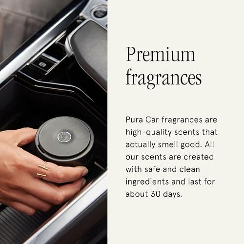 Pura Car Diffuser - Portable Fragrance System - On/Off Controlled Through Car Acceleration - Adjustable Intensity Control Through App - Fragrances Sold Separately thumbnail 4