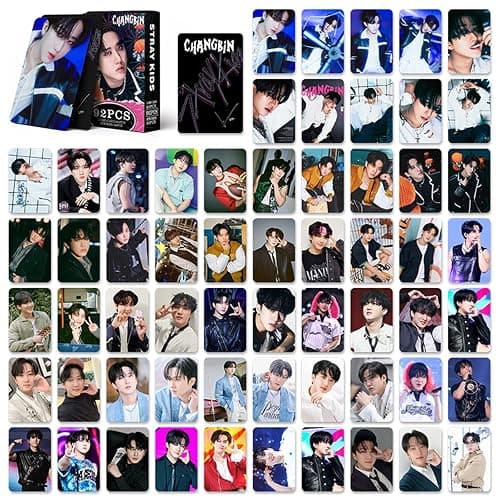 KPOPBP Photocards 60 PCS SKZ Rock Star Album Photo Cards with 32 PCS Stickers Kpop Gift Lomo Cards Merch for SKZ Boys and Girls (CHANGBIN) thumbnail 4
