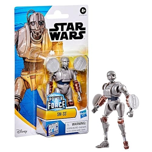 STAR WARS Epic World of Action SM-33, 4-Inch Action Figure & 2 Accessories, Skeleton Crew Toys for Boys & Girls Ages 4+ thumbnail 7