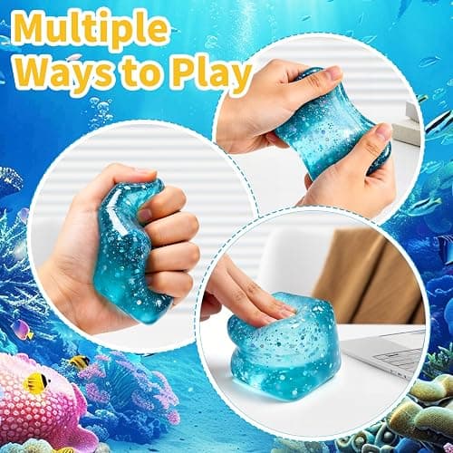 Stress Balls Fidget Toys, Stress Cube Slow Rising, Square Shape Squeeze Toys for Adults, Classroom Prizes, Christmas, Party Favors, Stocking Stuffers thumbnail 4
