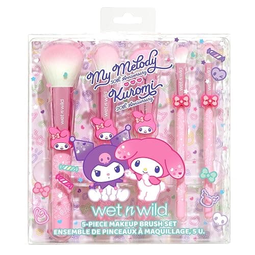 wet n wild My Melody and Kuromi 5-Piece Makeup Brush Set thumbnail 2