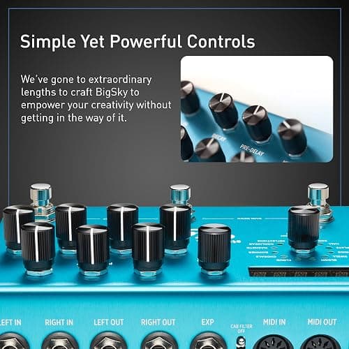 Strymon BigSky Multi Reverb Guitar Effects Pedal with 12 Unique Reverb Machines for Electric and Acoustic Guitar, Synths, Vocals and Keyboards thumbnail 5