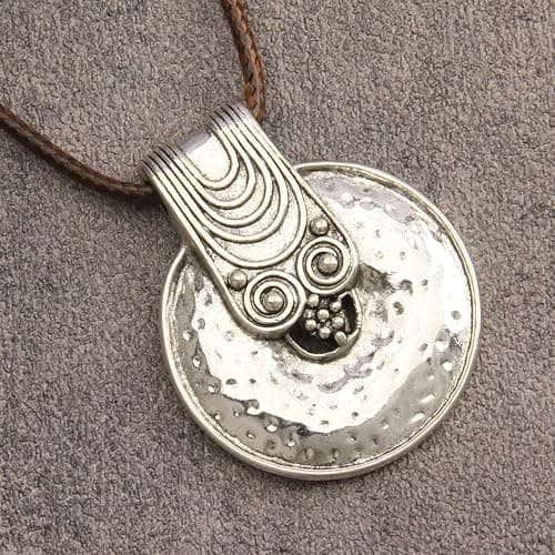 Bjesinmo Leather Necklace for Women Long Boho Pendant Hippie Choker Necklace Bohemian Layered Leather Rope Wooden Jewelry Gifts thumbnail 3
