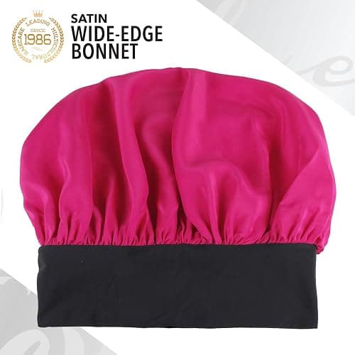Firstline Firstline evolve fuchsia satin wide edge bonnet, Pink thumbnail 4