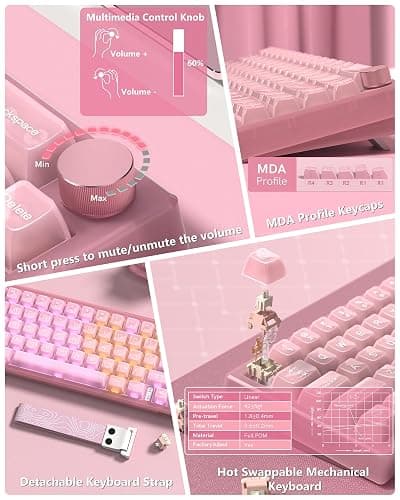 Pink Keyboard  thumbnail 2