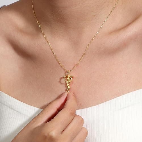 Lcherry Faith Necklace Cross Crown Necklace for Women Religious Jewelry Christian Baptisms Gifts for Women thumbnail 5