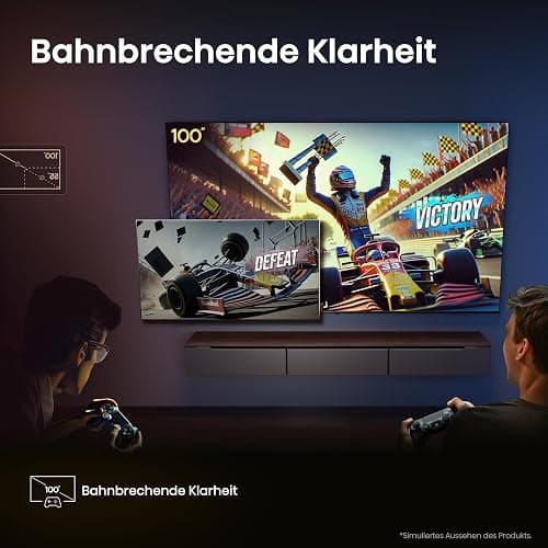 Hisense 100E7NQ 254 cm (100 Zoll) Fernseher, 4K UHD, QLED, HDR10, HDR10+ decoding, HLG, Dolby Vision Atmos, 144Hz VRR, Smooth Motion, Bluetooth, Alexa Built-in, VIDAA Voice, Schwarz [2025] thumbnail 10