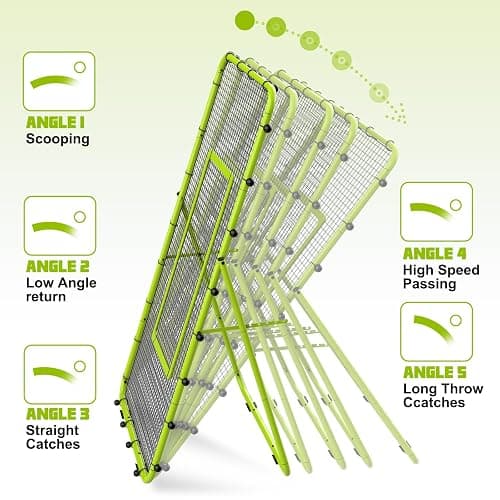 7x4 FT Volleyball Rebounder, Outdoor Volleyball Net Hitting Serving Passing Spike Practice,Volleyball Training Equipment with Strike Zone for Lacrosse, Baseball,Soccer,Tennis thumbnail 2