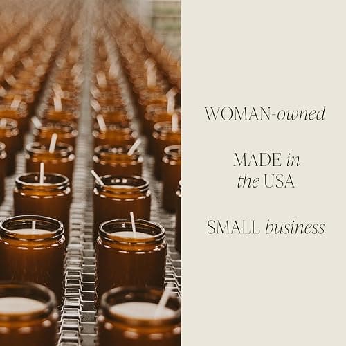 Sweet Water Decor Cozy Season Fall & Winter Candle, 9oz Amber Jar Black Lid | Woods, Warm Spice, & Citrus Scented Non-Toxic Soy Wax, 40+ Hour Burn Time, Holiday Decorations, Christmas Stocking Stuffer thumbnail 9
