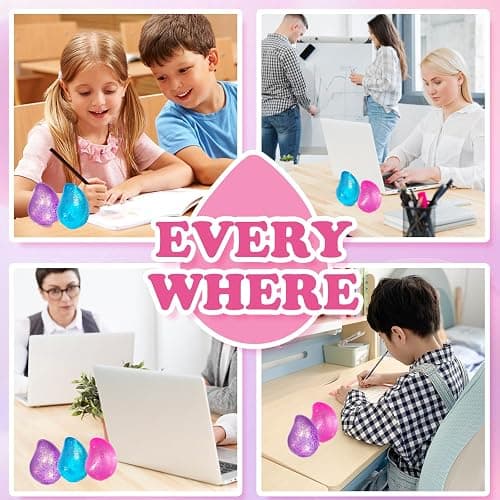 Squishy Drop Stress Balls Fidget Toy for Adults Water Drop Anxiety Relief | Squeeze Toys,Fidget Toys for Kids with Autism Stress Drop Gifts Anxiety Relief Office Classroom Prize Toys thumbnail 8