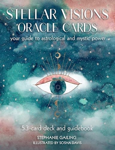 Stellar Visions Oracle Cards: 53-Card Deck and Guidebook: Your Guide to Astrological and Mystic Power - Image 1