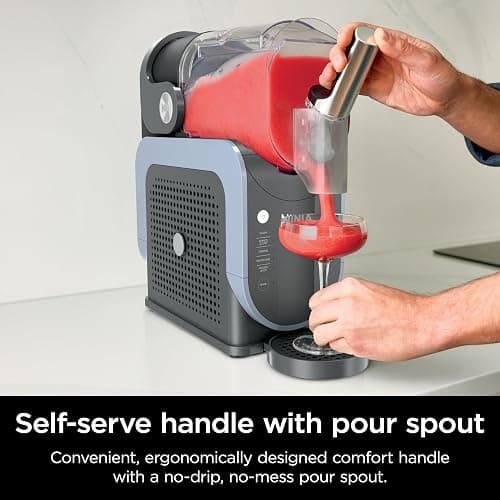 Ninja SLUSHi Professional Frozen Drink Maker with RapidChill Technology, 88 oz. Frozen Drink & Slushie Machine, 5 Preset Programs, Frozen Margaritas, Frappés, and More, Orange Mango, FS301OR thumbnail 5