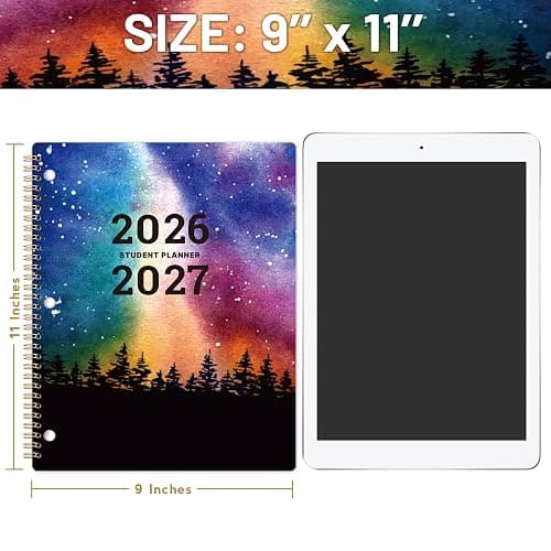 Student Planner 2026-2027 - School Planner 2026-2027, August 2026 - June 2027, 8.5" x 11", Monthly and Weekly Calendar for Middle or High School thumbnail 3