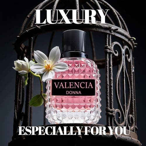 A CENTER 4PCS Perfume Set for Women - Floral Fragrance Gift Set with Vanilla,Sweet Fruity, Eau De Parfume| 3.4 Fl Oz Each(Valentine Milano,Valentine Pink,Valuable,Valencia Donna) thumbnail 8