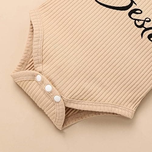 CETEPY Baby Girl Clothes Newborn Romper Ruffle Sleeve Short Jeans Skirt with Headband Infant Outfits Set 0-18 Months thumbnail 8