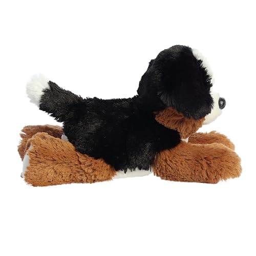 Aurora® Adorable Mini Flopsie™ Bernie Mountain Dog™ Stuffed Animal - Mini Companions Ready for Playful Adventures - for Kids All Ages, Toddlers, Adults, and Families - Black 8 Inches thumbnail 3