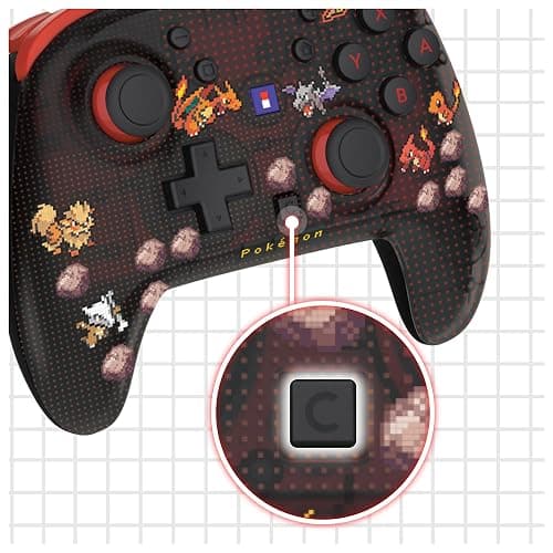Wireless HORIPAD Turbo for Nintendo Switch 2 (Pokémon Pixel Red) Rechargeable Controller thumbnail 7