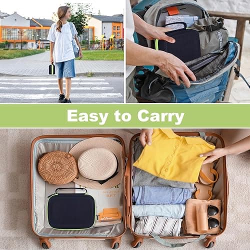 Hikkon Camera Case Compatible for ESOXOFFORE/Upgrade/Dylanto/Yehtta/HiMont/CAMCLID Kids Instant Print Camera Toy,Portable Digital Camera Storage Holder Organizer Bag (Case Only) - Black thumbnail 7