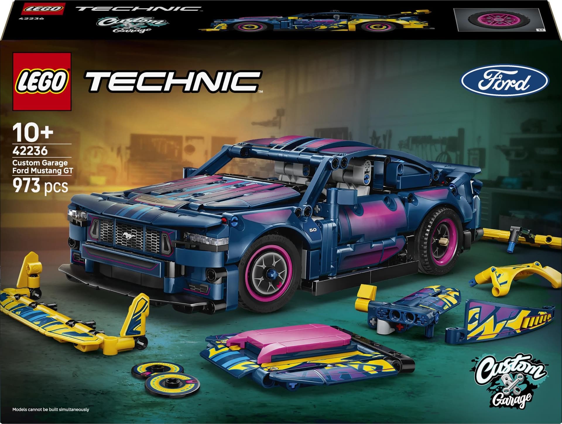 LEGO Technic Customizable Ford Mustang GT Car Toy for Children from 10 Years - Vehicle Set with Steering and 8-Cylinder Engine - Kids Room Decoration - Gift for Boys and Girls 42236 thumbnail 8