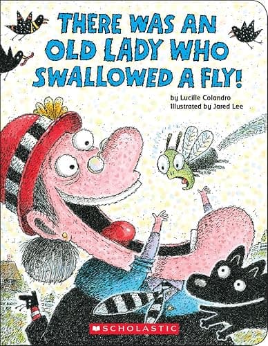 There Was an Old Lady Who Swallowed a Fly! (Board Book) - Image 1