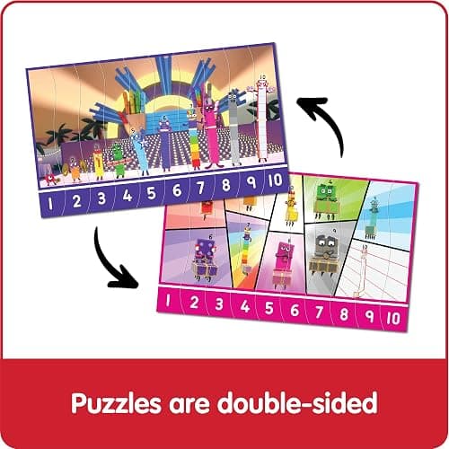 hand2mind Numberblocks Sequencing Puzzle Set, ﻿Sequence Cards, Matching Game, Math Toys, Toddler Educational Toys, Preschool Learning Activities, Kids Birthday Gifts, Easter Basket Stuffers for Kids thumbnail 5
