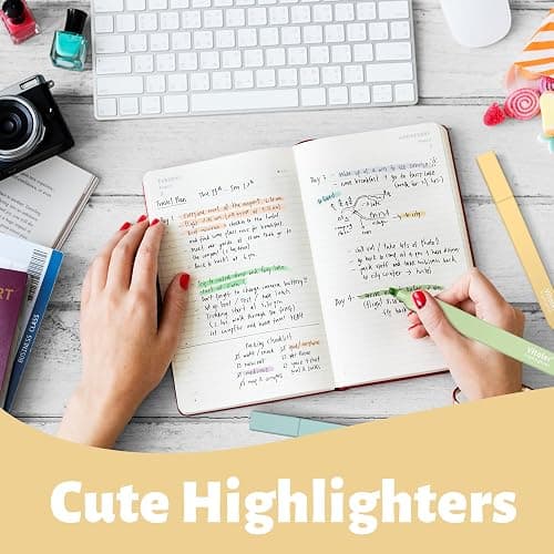 Piochoo Highlighters,20Pcs Highlighters Assorted Colors,Chisel Tip Bible Pens,Pastel Markers for Journaling Planner Notes Graduation Gifts thumbnail 2