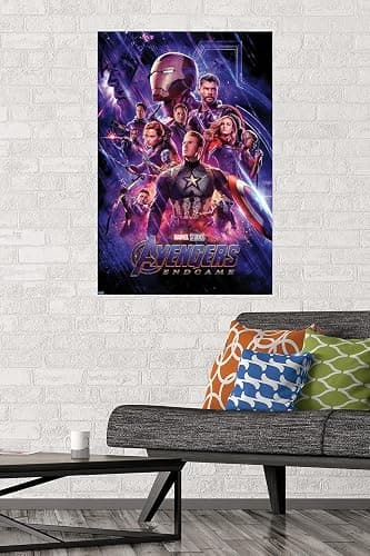 Trends International 24X36 Marvel: Avengers: Endgame - One Sheet Wall Poster, 24" x 36", Premium Unframed Version thumbnail 2