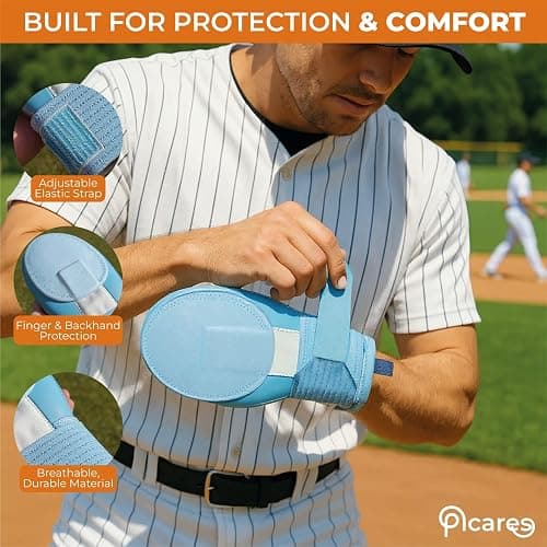 PICARES Sliding Mitt for Baseball - Youth Sliding Mitt - Protective Glove for Baseball Training and Games - Arm Protector Included thumbnail 2