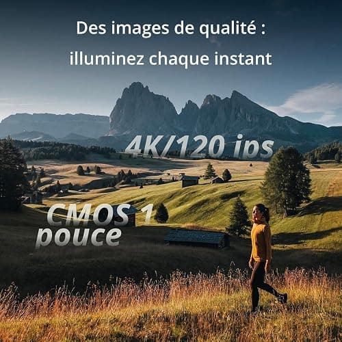 Bundle DJI Osmo Pocket 3 Créateur, Vlogging CMOS 1'' et Vidéo 4K/120 ips | Stabilisation à 3 axes, Suivi Facial/Objet, MAP rapide, avec Micro pour un Son net, Petite Cam. pour Photographie thumbnail 2