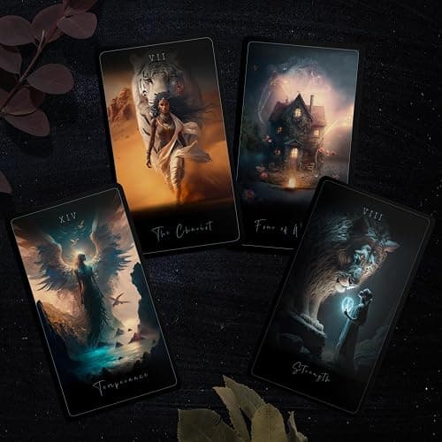 The Tarot of Sacred Kingdoms - Moon Tarot Cards – 78-Cards Tarot Deck with Guide Book thumbnail 2