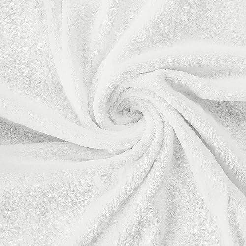 Utopia Towels 8 Piece Luxury Towel Set – Majestic Plush, Super Absorbent & Quicker-to-Dry, Thick 100% Ring Spun Cotton Towels for Bathroom, Spa & Hotel – 2 Bath, 2 Hand, 4 Washcloths, White thumbnail 9
