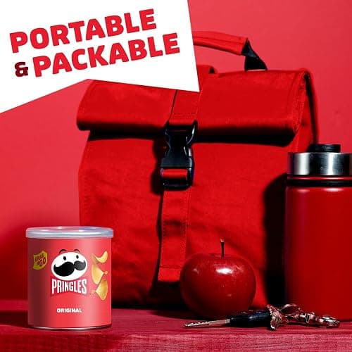 Pringles Potato Crisps Chips, Lunch Snacks, Office and Kids Snacks, Grab N' Go, Original (12 Cans) thumbnail 6