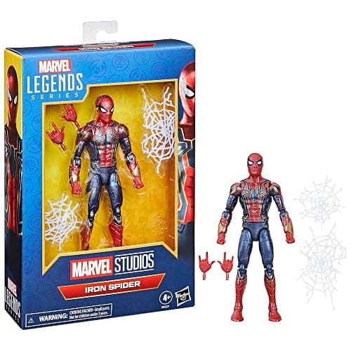 Marvel Legends Series Iron Spider, Avengers: Endgame Collectible 6 Inch Spider-Man Action Figure thumbnail 8