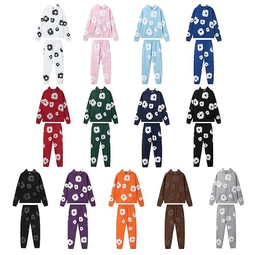 Unisex pullover sweaters, hooded long-sleeved, suitable for autumn and winter wear, casual, loose, stylish and versatile. thumbnail 5