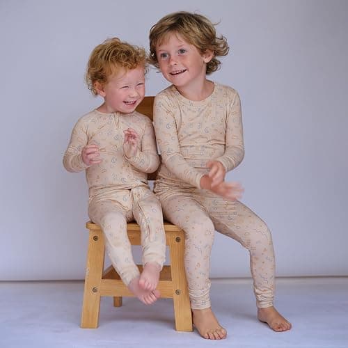 Organic Baby Bamboo Rompers with 11 Signature Prints - Infant Zipper Jumpsuits - 0-3 Months - Milestones thumbnail 4