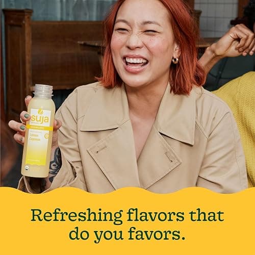 Suja Organic Ginger Love Cold Pressed Juice Drink, Refreshing Ginger Lemonade, excellent source of antioxidant vitamin C, 32 fl oz Bottle thumbnail 4