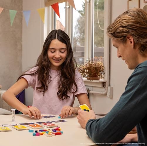 Asmodee Brick Like This! The Official Lego Party Game - A Fast, Fun Building Game for Families, Kids, Teens & Adults, Ages 7+, 2-8 Players, 15 Minute Playtime | A Fast, Fun Building Game for Families, Kids, Teens & Adults, Ages 7+, 2-8 Players, 15 Minute Playtime thumbnail 7
